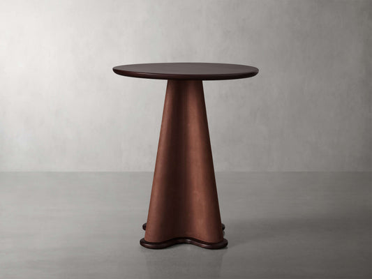 Volant Leather End Table