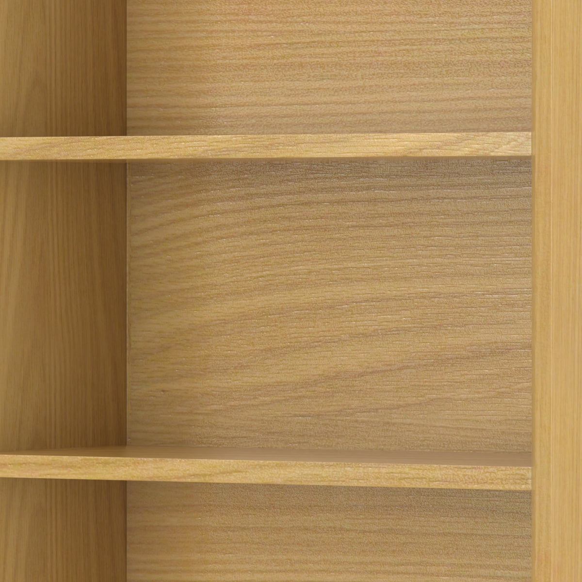 Infinite Bookcase with Adjustable Shelves and 2 Small Drawers