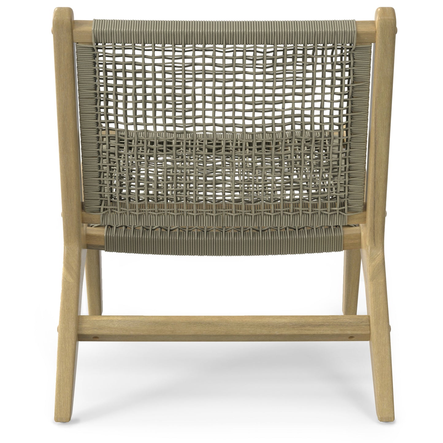 Outdoor Hand-Woven Rope Lounge Chair