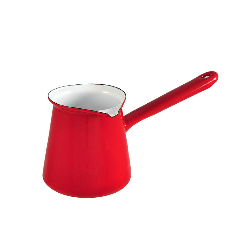 Urban Style 6cm Enamel 500ml Turkish Coffee Pot (Red)