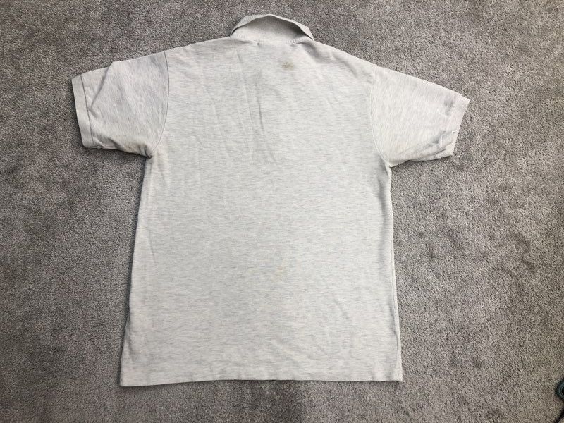 Lacoste Polo Shirts Mens Small Light Gray Classic Fit Short Sleeve Lightweight