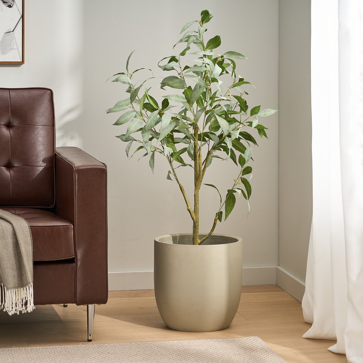 Versatile Artificial Eucalyptus Leaves Bonsai