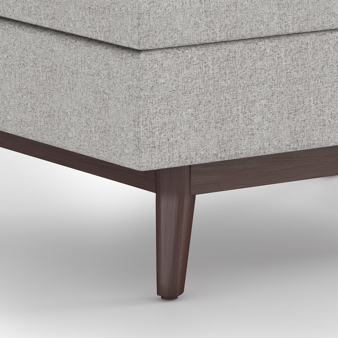 Untamed Upholstered Ottoman with Flip Top Storage and Wood Frame