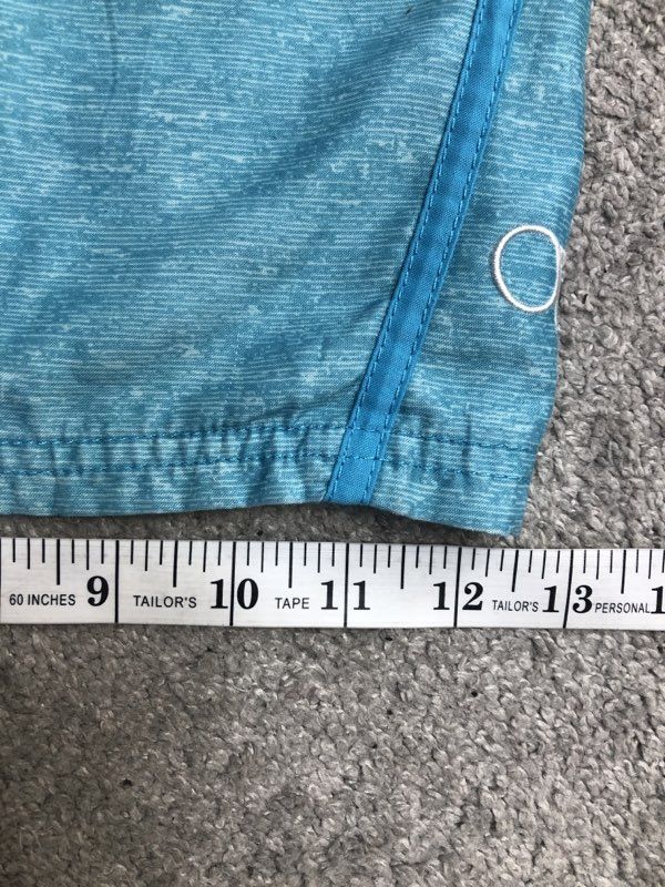 OP Shorts Mens Medium Teal Luster Bermuda Activewear Running Jogging Lightweight