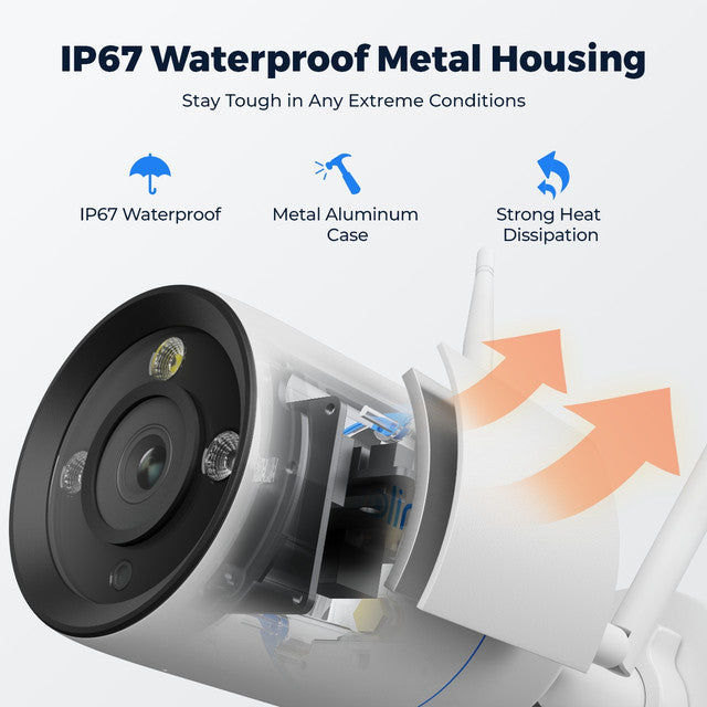 Reolink RLC-810WA 4K 8MP IP Security Camera with Wi-Fi 6 Tech