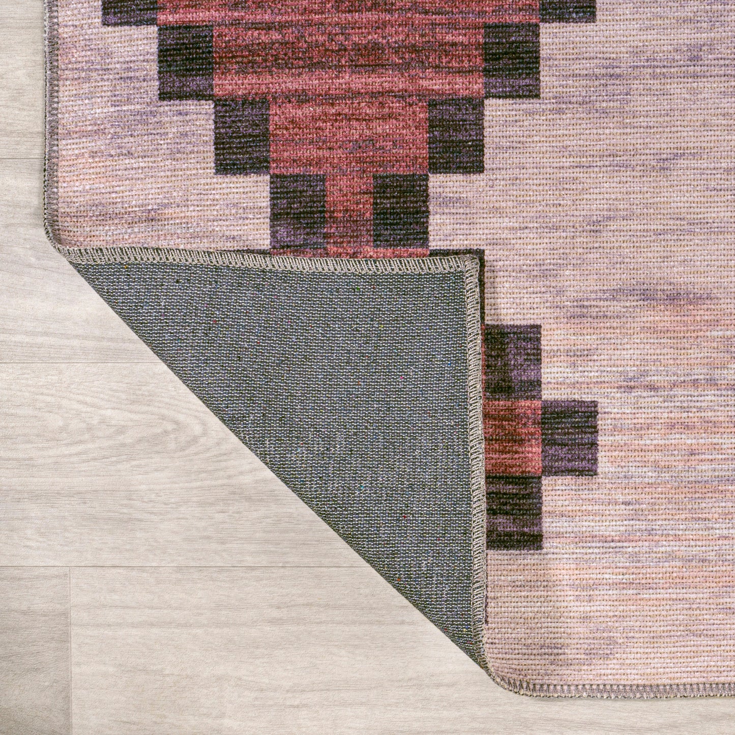 Timantii Modern Trellis Kilim Machine-Washable Area Rug