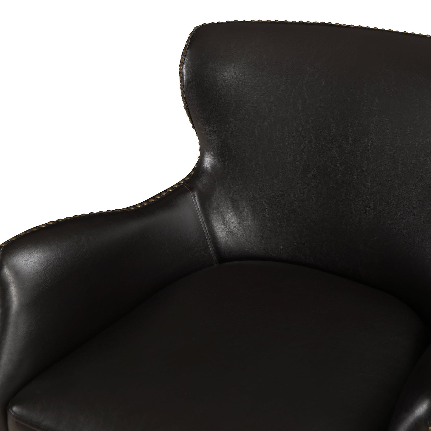 Erythrite Upholstered Accent Chair with Nailhead Trim and Removable Cushion