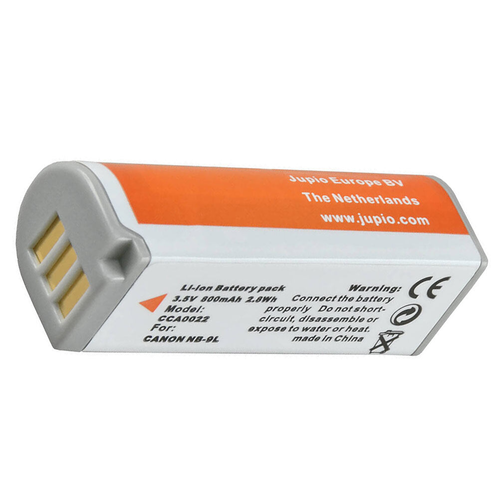 Jupio Li-Ion 3.5V 800mAh Rechargeable Battery For Canon NB-9L Camera