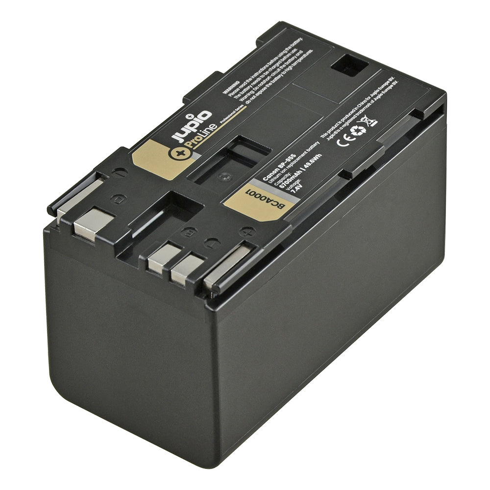 Jupio ProLine Li-ion 7.4V 6700mAh Battery For Canon BP-955 Video Camera
