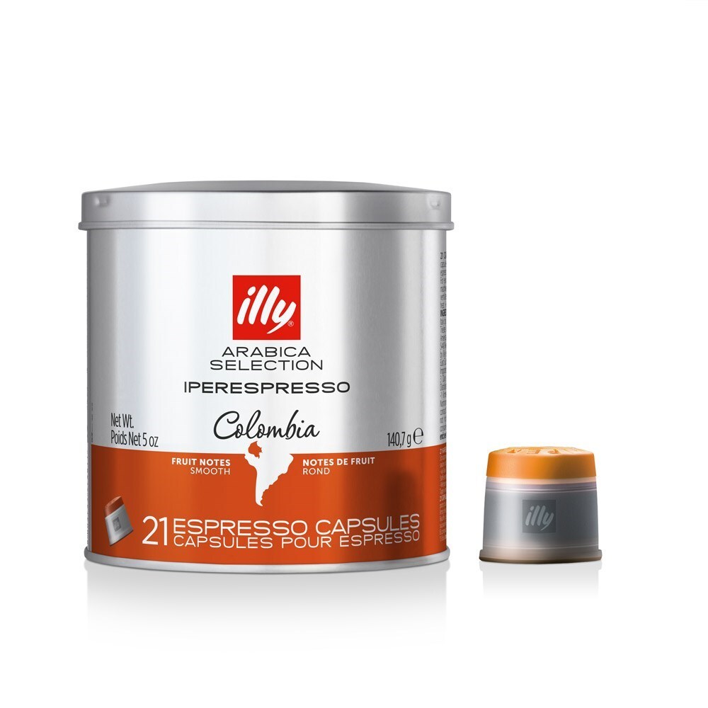 Illy 21 Pieces Colombia iperEspresso Coffee Capsules 140g