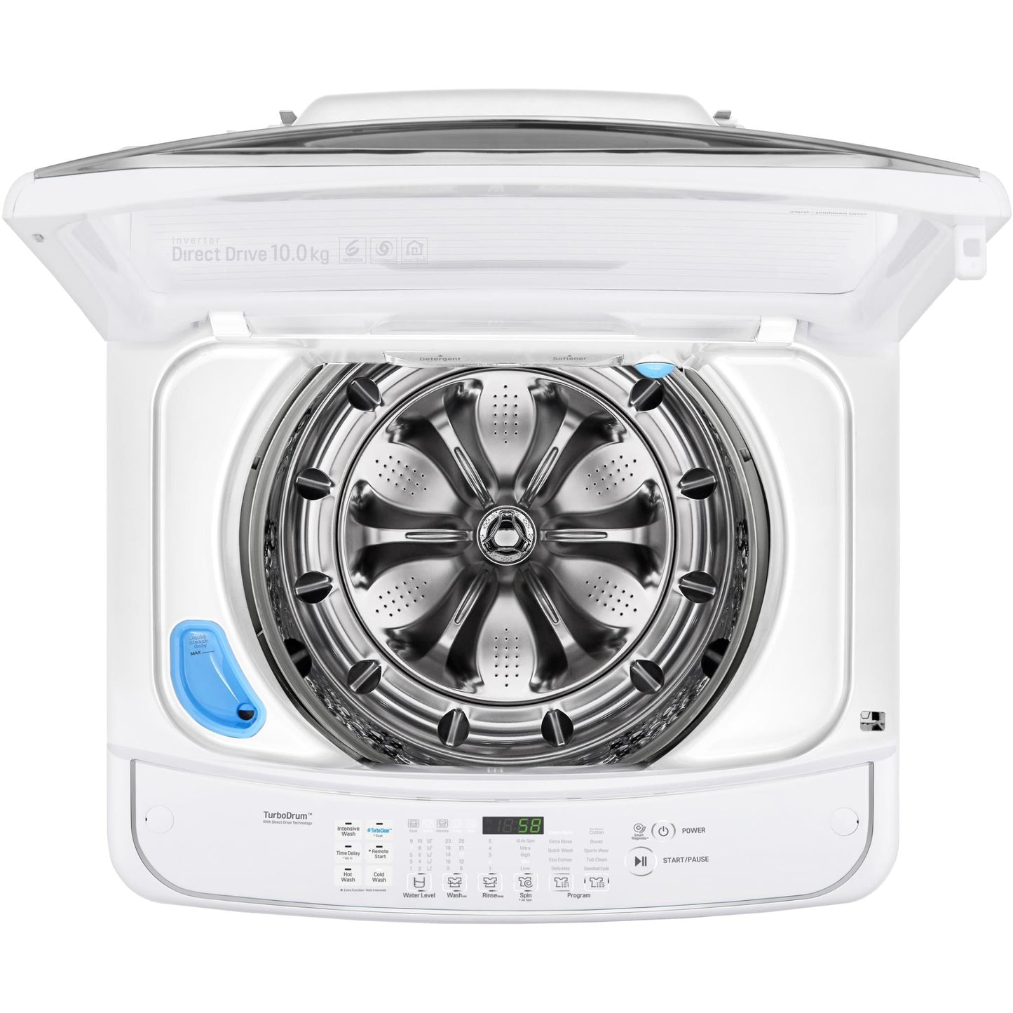 LG WTG-1034WF 10kg Direct Drive Top Load Washer (White)