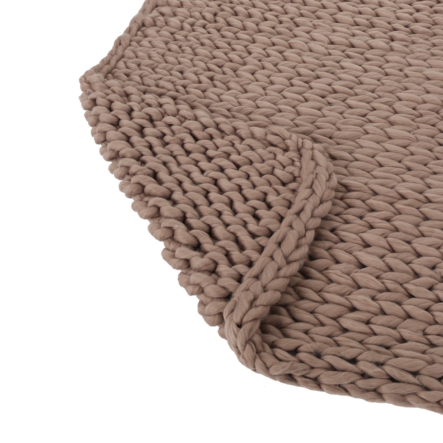 Estyl Knitted Braid Pattern Throw Blanket