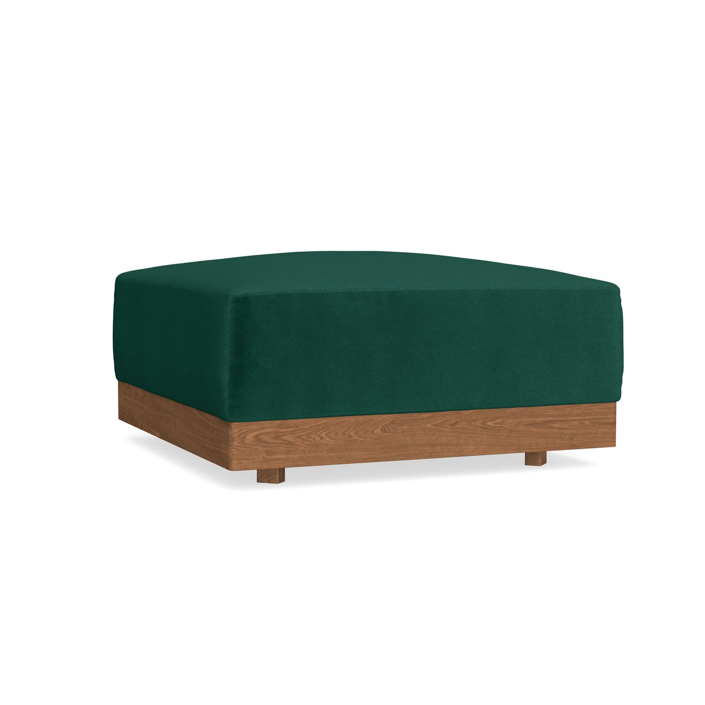 Modular Bondi Espresso Ottoman in Evergreen | Classic Blend