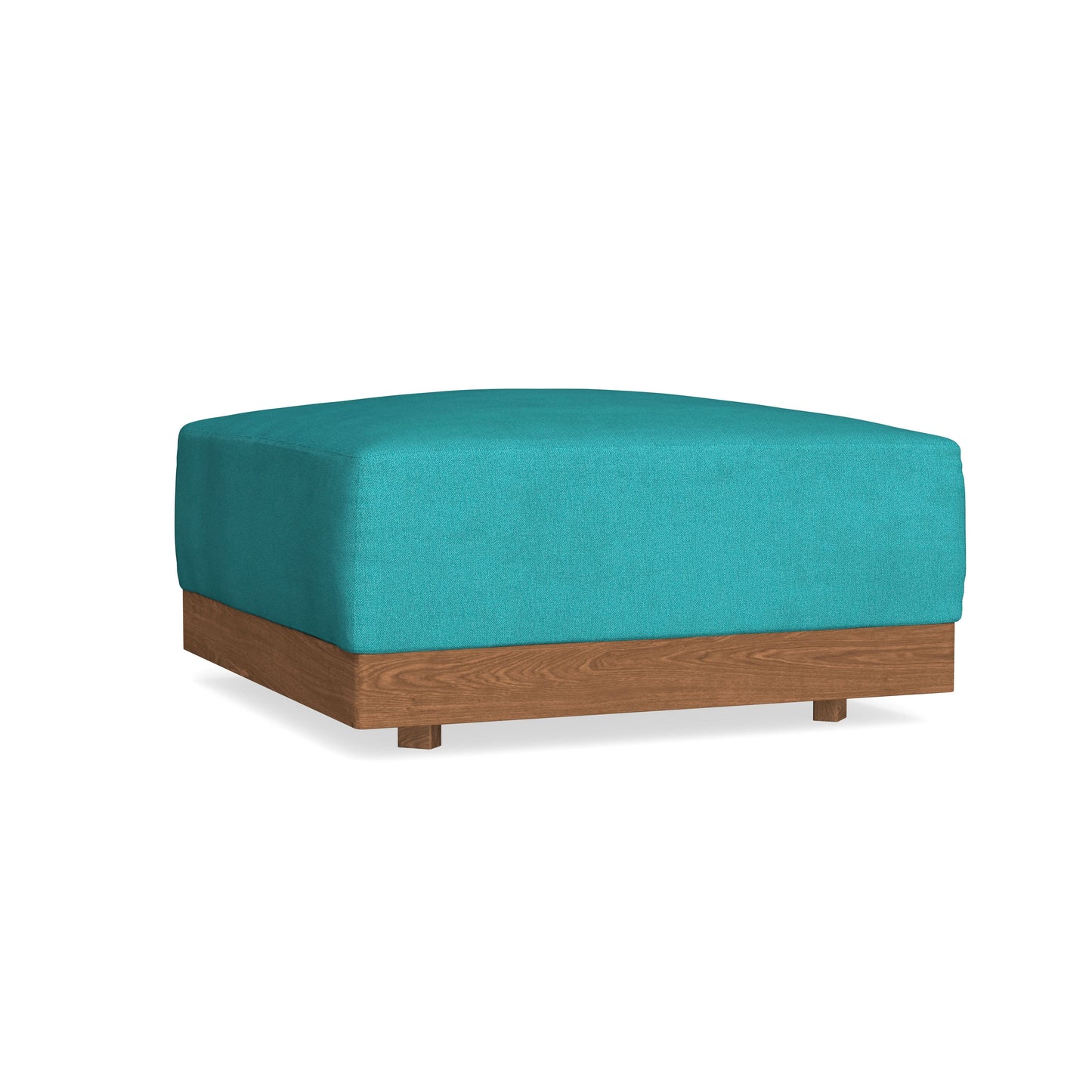 Modular Bondi Espresso Ottoman in Pool | Classic Blend
