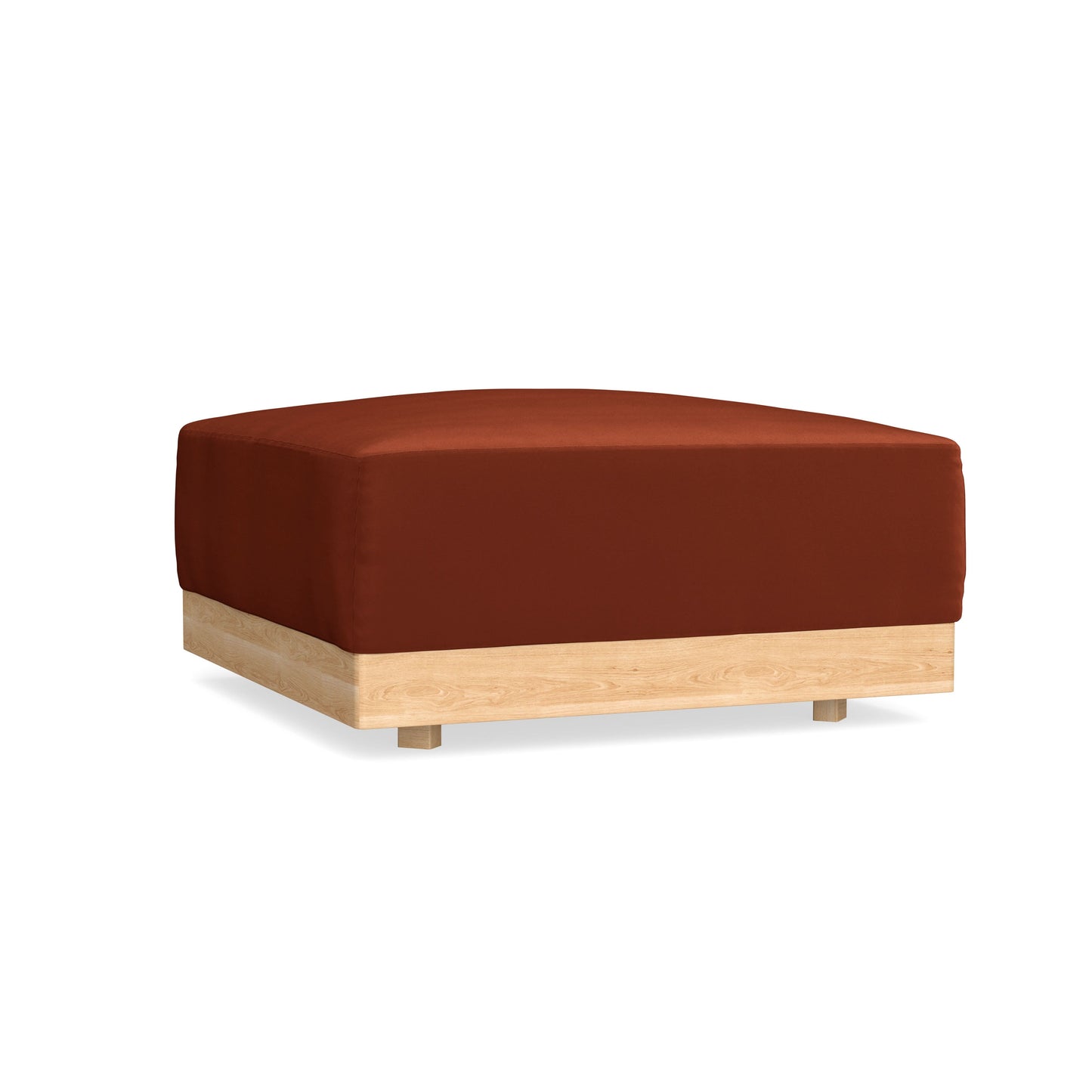 Slipcover Only - Modular Bondi Ottoman in Rust