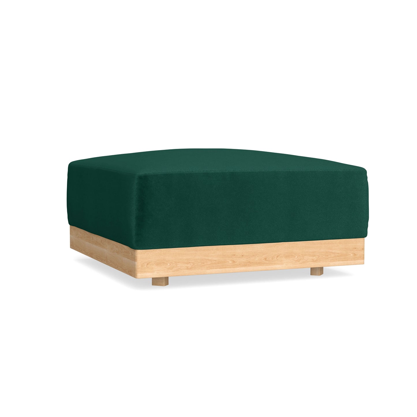 Slipcover Only - Modular Bondi Ottoman in Evergreen