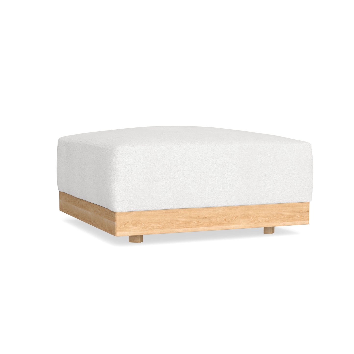 Slipcover Only - Modular Bondi Ottoman in Snow