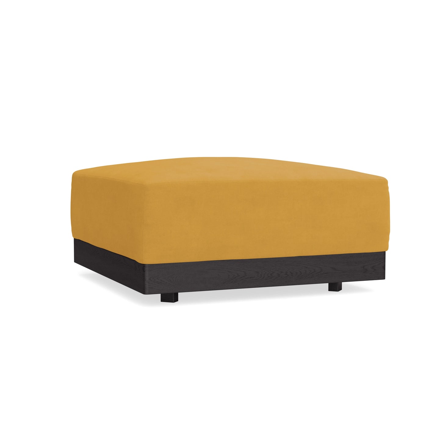 Modular Bondi Black Ottoman in Honey | Memory Foam Blend