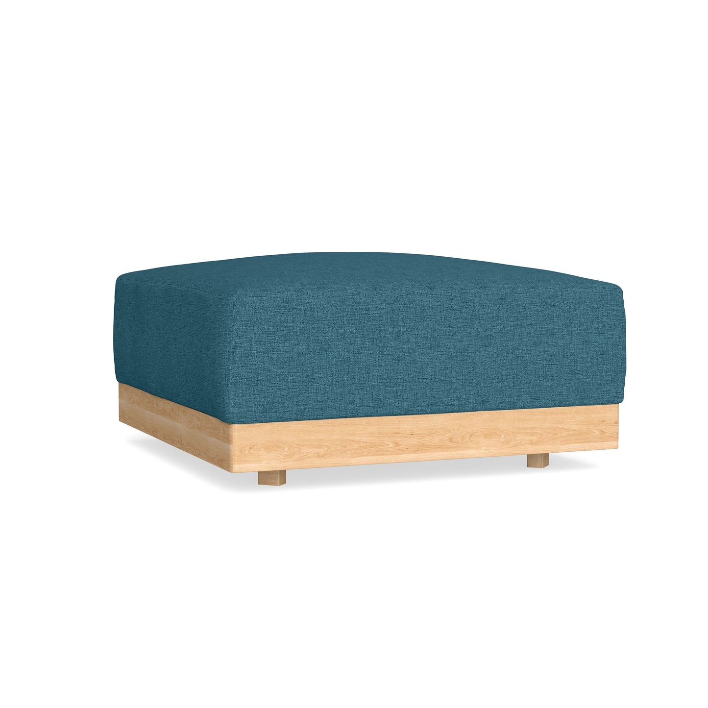 Slipcover Only - Modular Bondi Ottoman in Aegean Blue
