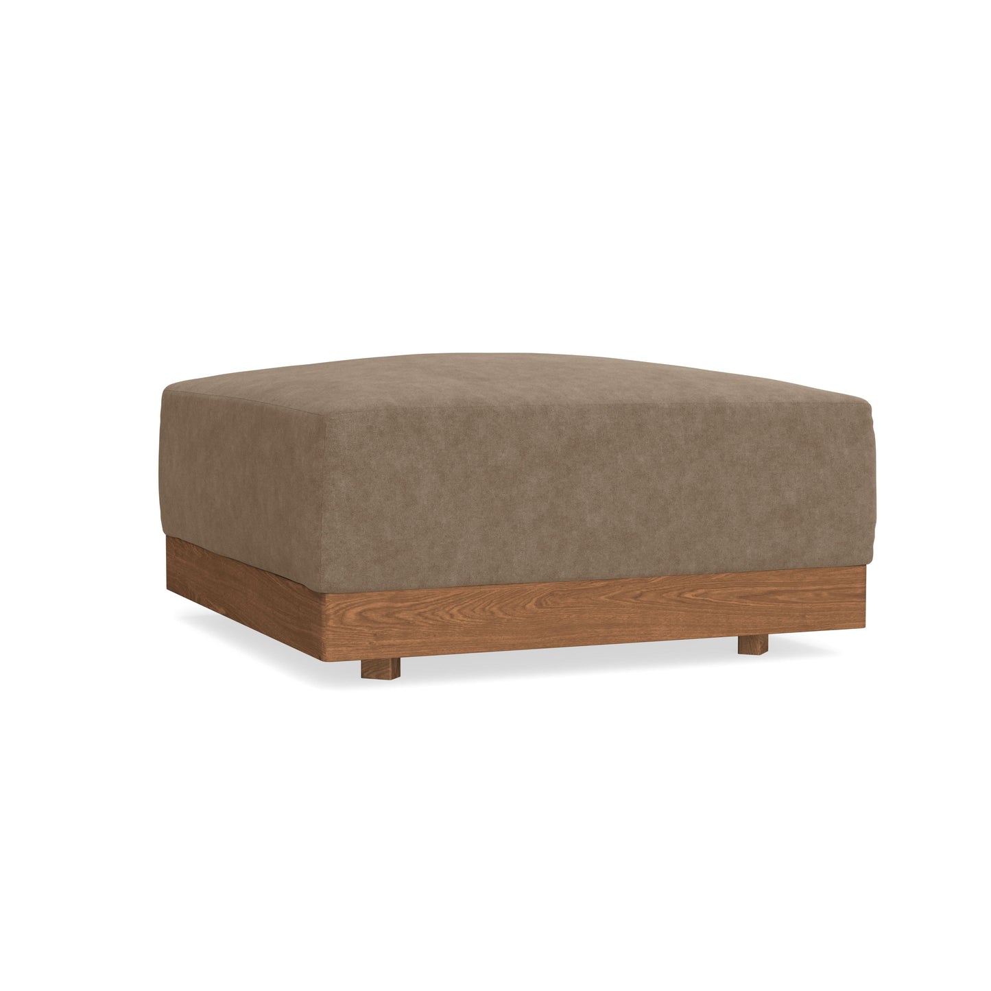 Modular Bondi Espresso Ottoman in Coffee | Memory Foam Blend