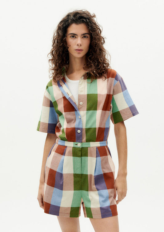 Agata Jumpsuit in Multicolor Madras