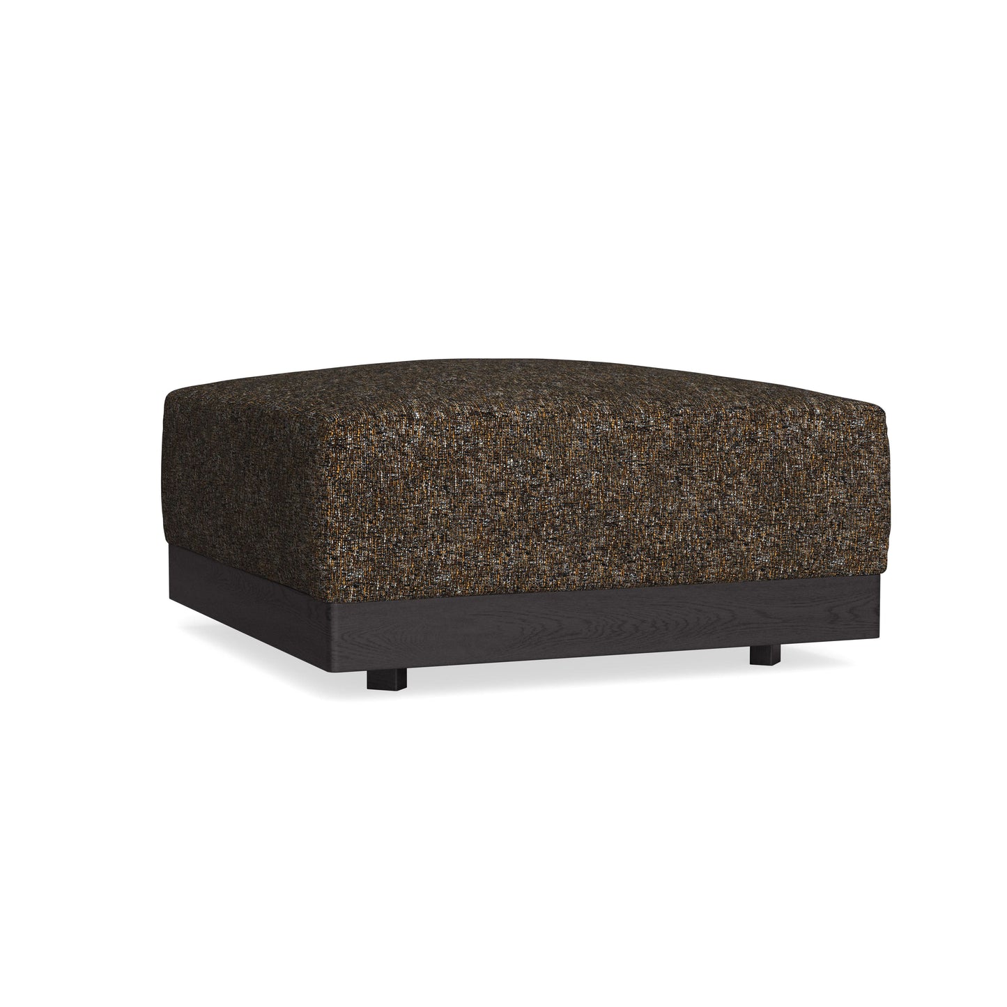 Modular Bondi Black Ottoman in Phantom | Classic Blend
