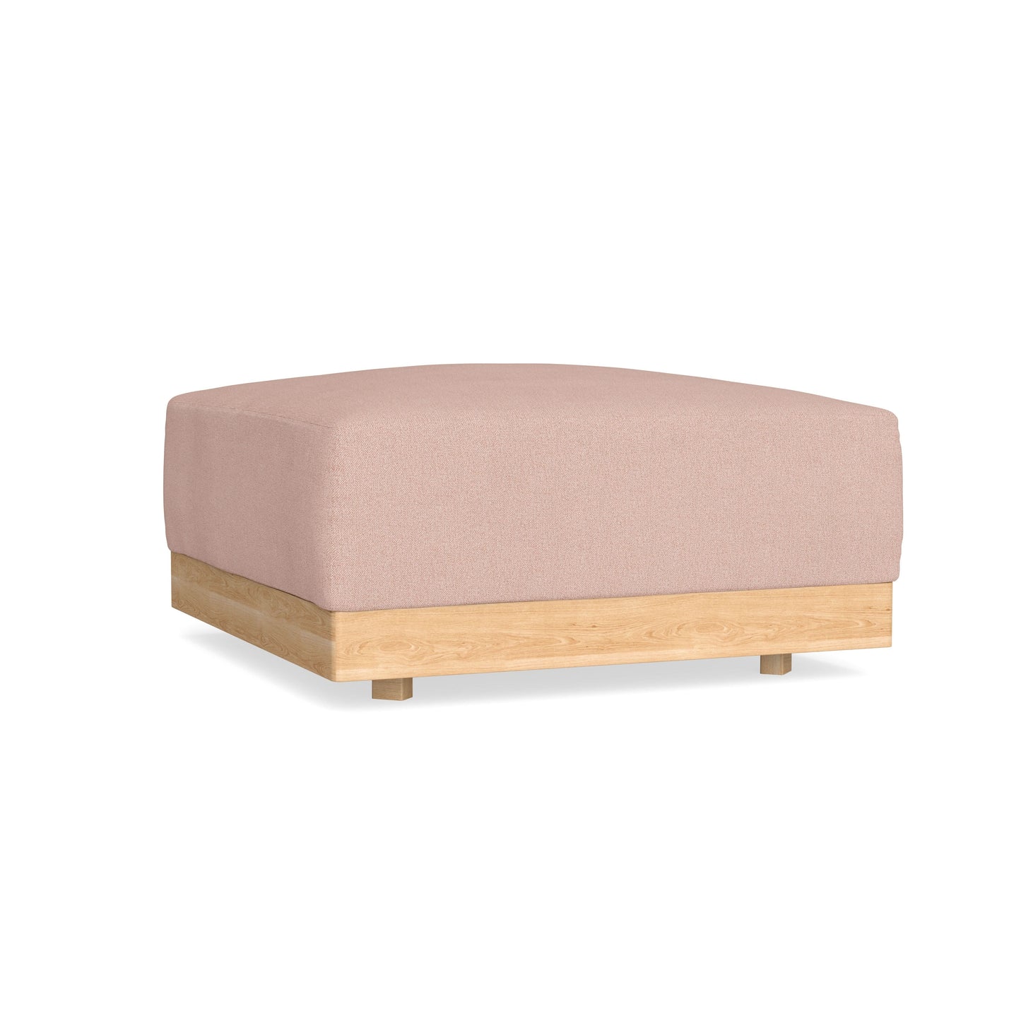 Slipcover Only - Modular Bondi Ottoman in Rose Quartz