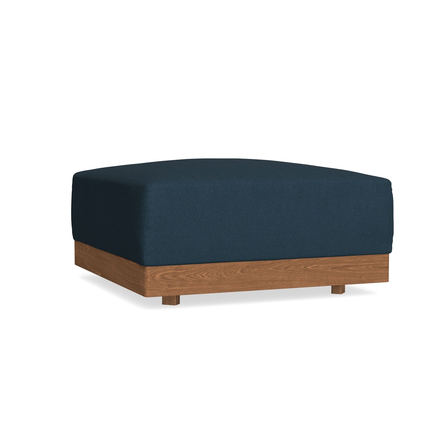 Modular Bondi Espresso Ottoman in Navy Blue | Classic Blend