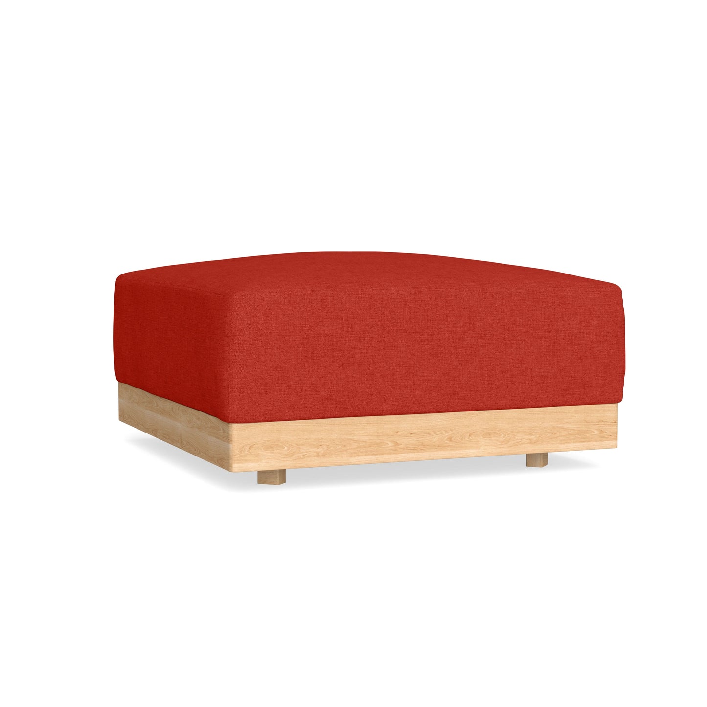Slipcover Only - Modular Bondi Ottoman in Cayenne