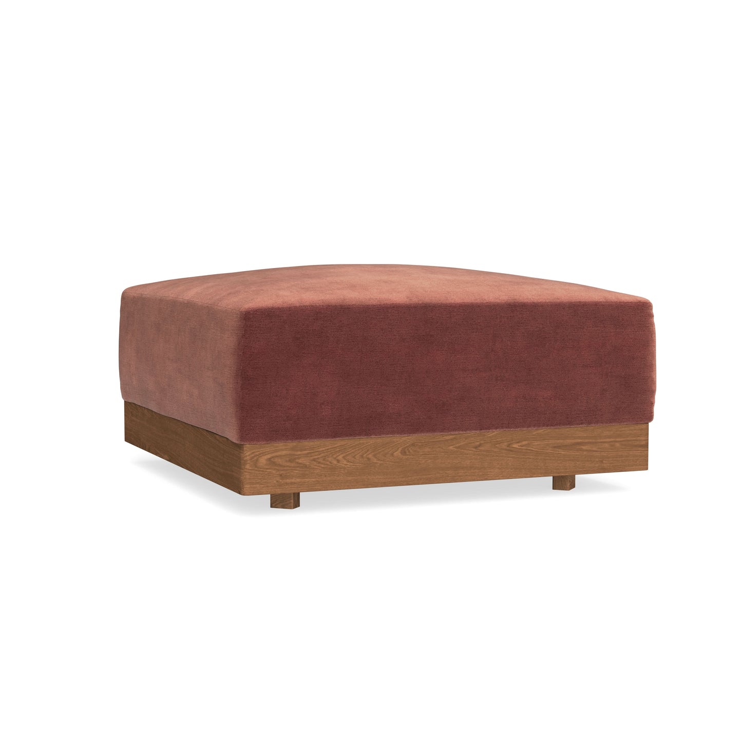 Modular Bondi Espresso Ottoman in Spice | Memory Foam Blend