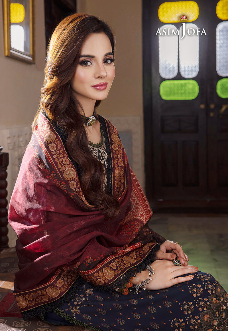 AJRW-25 EMBROIDERED PREMIUM WINTER COTTON 3 PCS