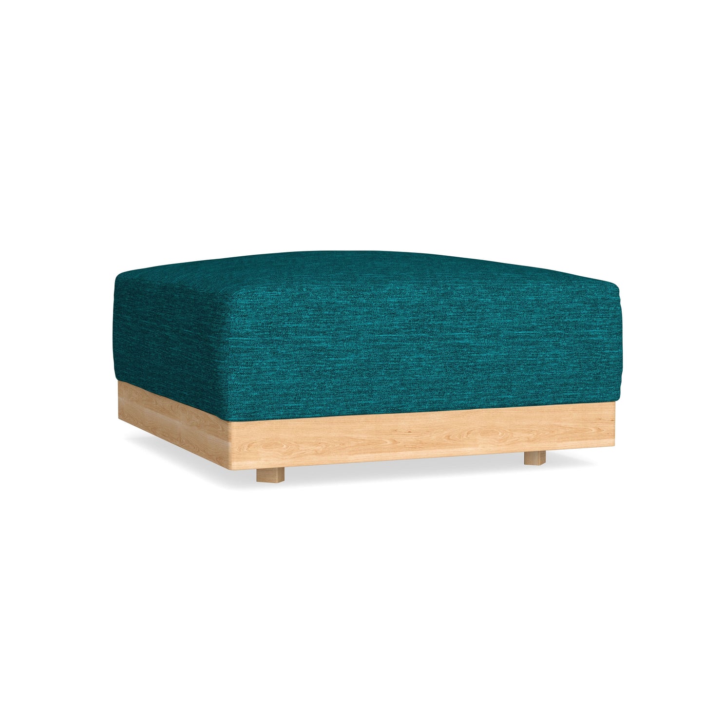 Slipcover Only - Modular Bondi Ottoman in Marine Teal