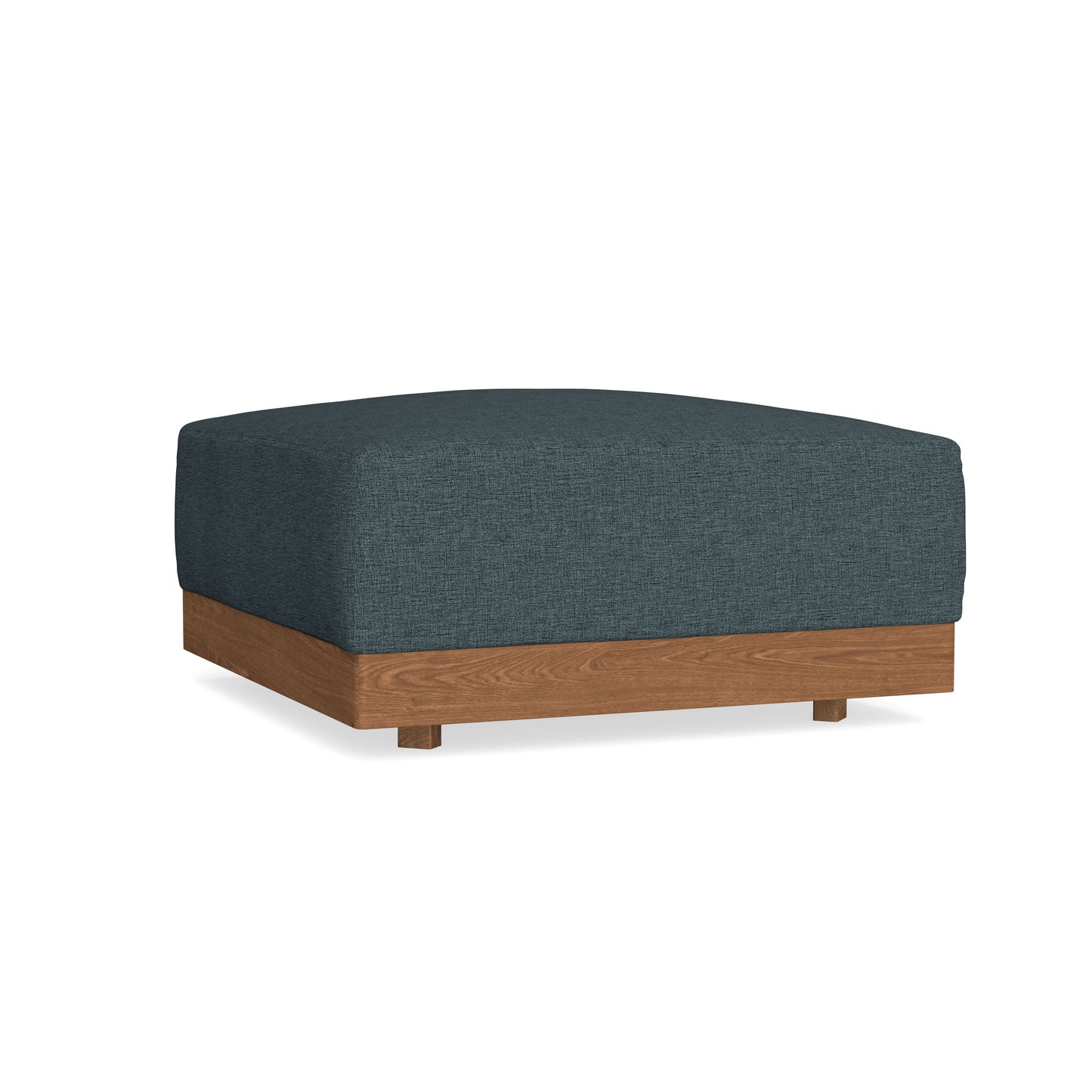 Modular Bondi Espresso Ottoman in Ocean Gray | Classic Blend