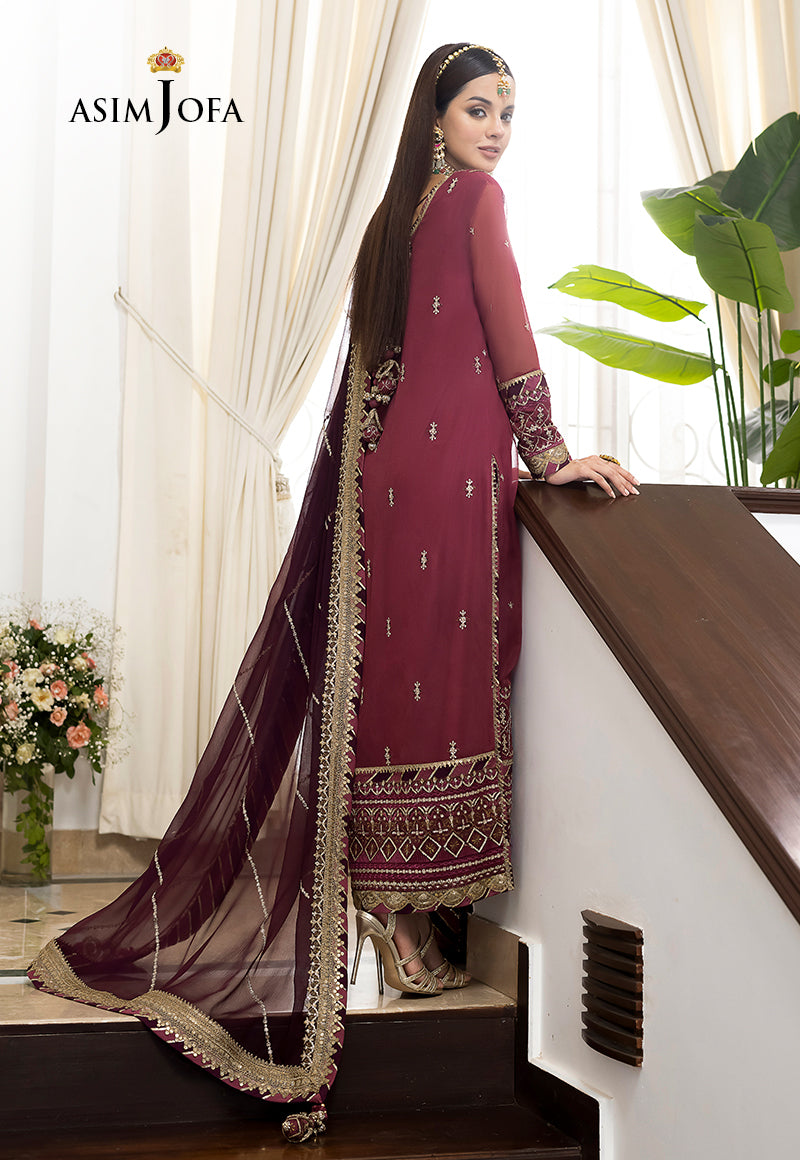 AJJM-24 EMBROIDERED CHIFFON 3 PCS