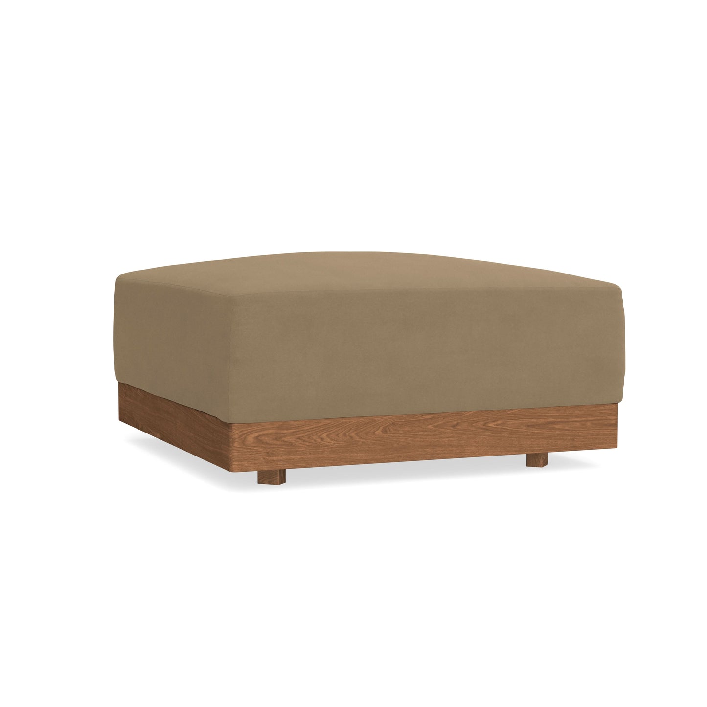 Modular Bondi Espresso Ottoman in Macchiato | Classic Blend
