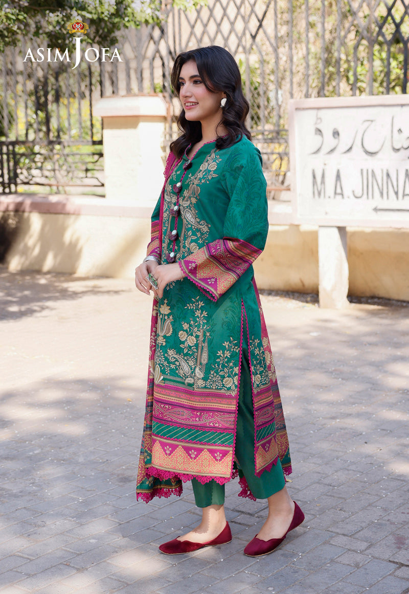 AJPL-04 PRINTED ARABIC LAWN 3 PCS
