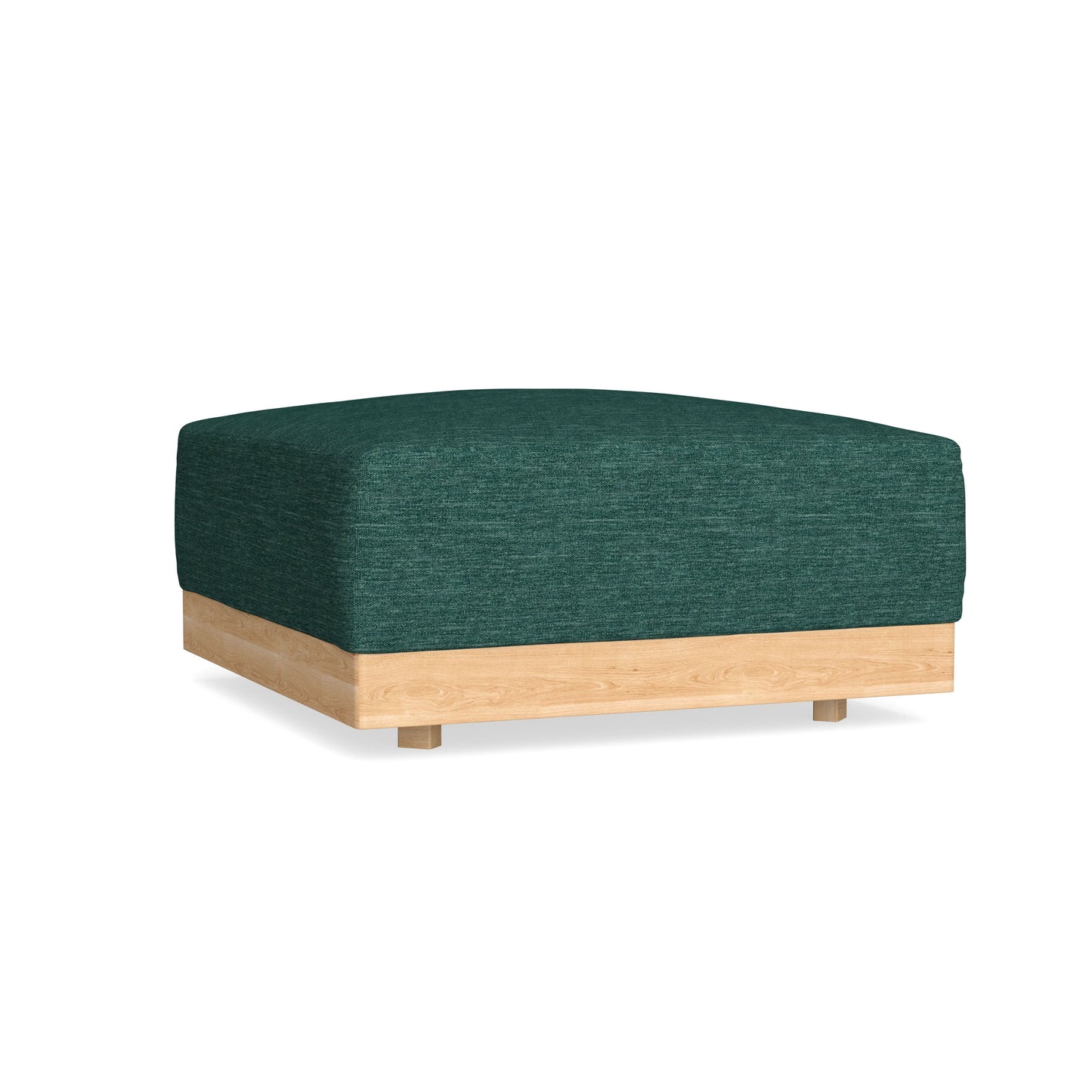 Slipcover Only - Modular Bondi Ottoman in Forest Green