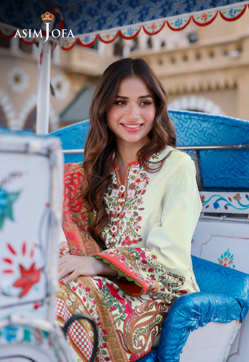 AJPL-06 PRINTED ARABIC LAWN 3 PCS