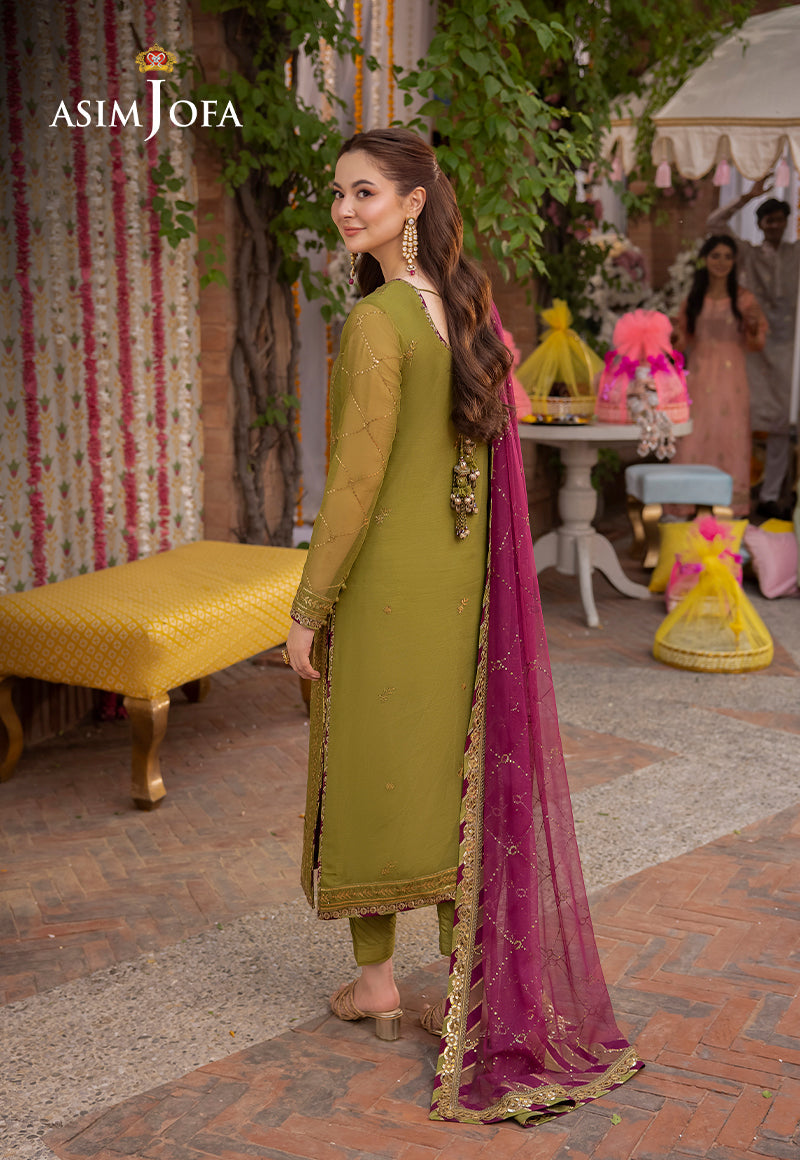 AJMJ-16 EMBROIDERED CHIFFON 3 PCS