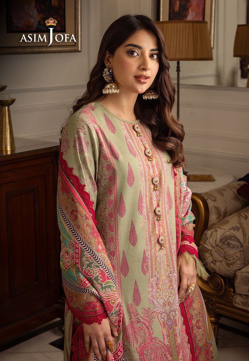 AJIWP-08 EMBROIDERED KARANDI 3 PCS