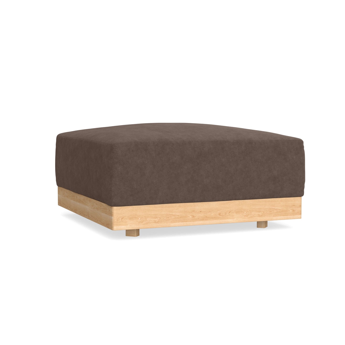 Slipcover Only - Modular Bondi Ottoman in Chocolate
