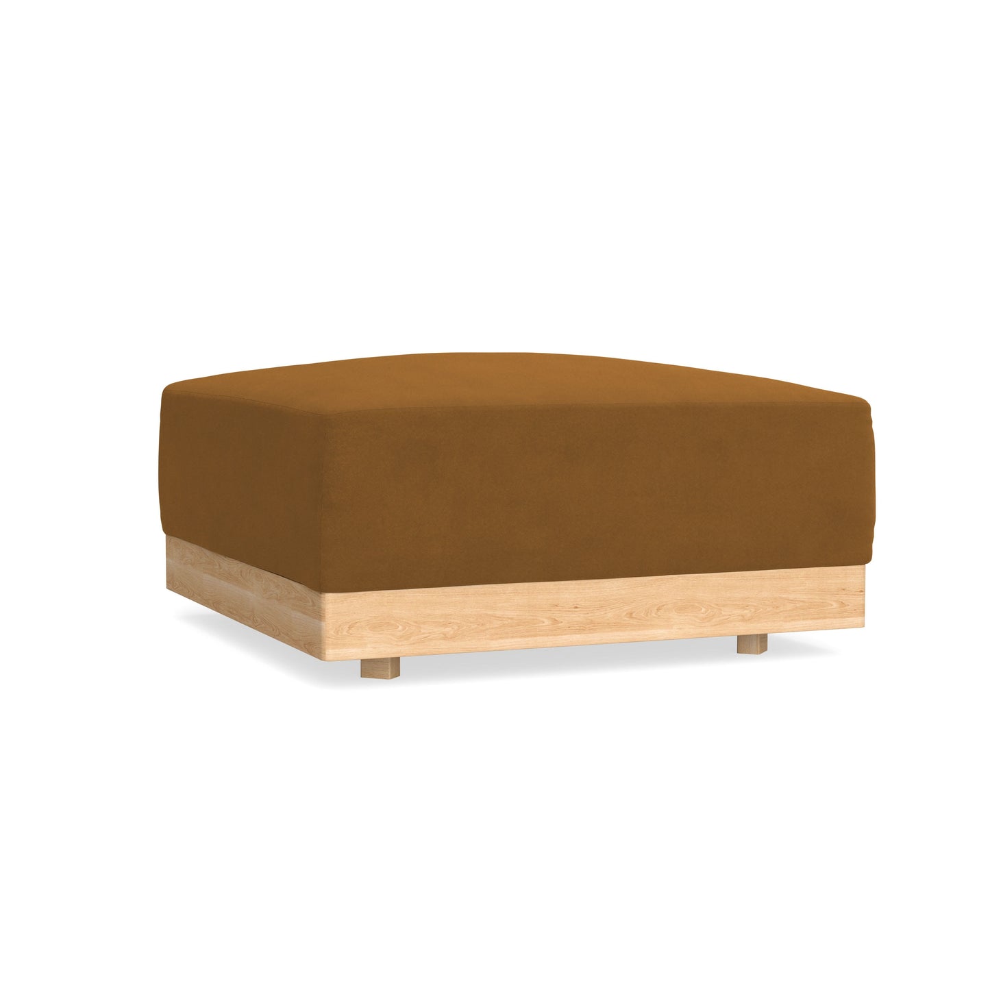 Slipcover Only - Modular Bondi Ottoman in Cognac