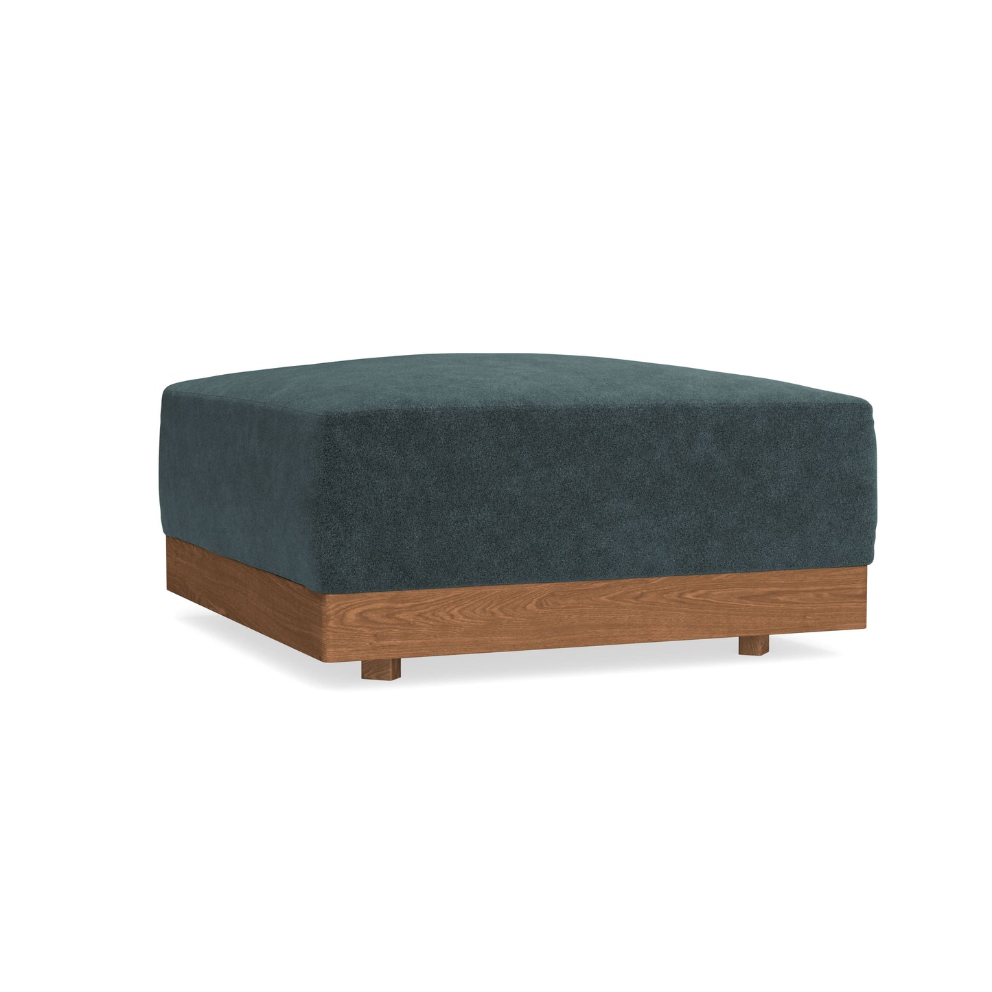 Modular Bondi Espresso Ottoman in Nightfall | Memory Foam Blend