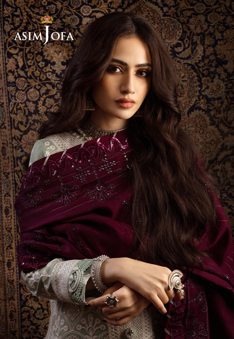 AJKTP-01 EMBROIDERED TWILL 3 PCS STITCHED
