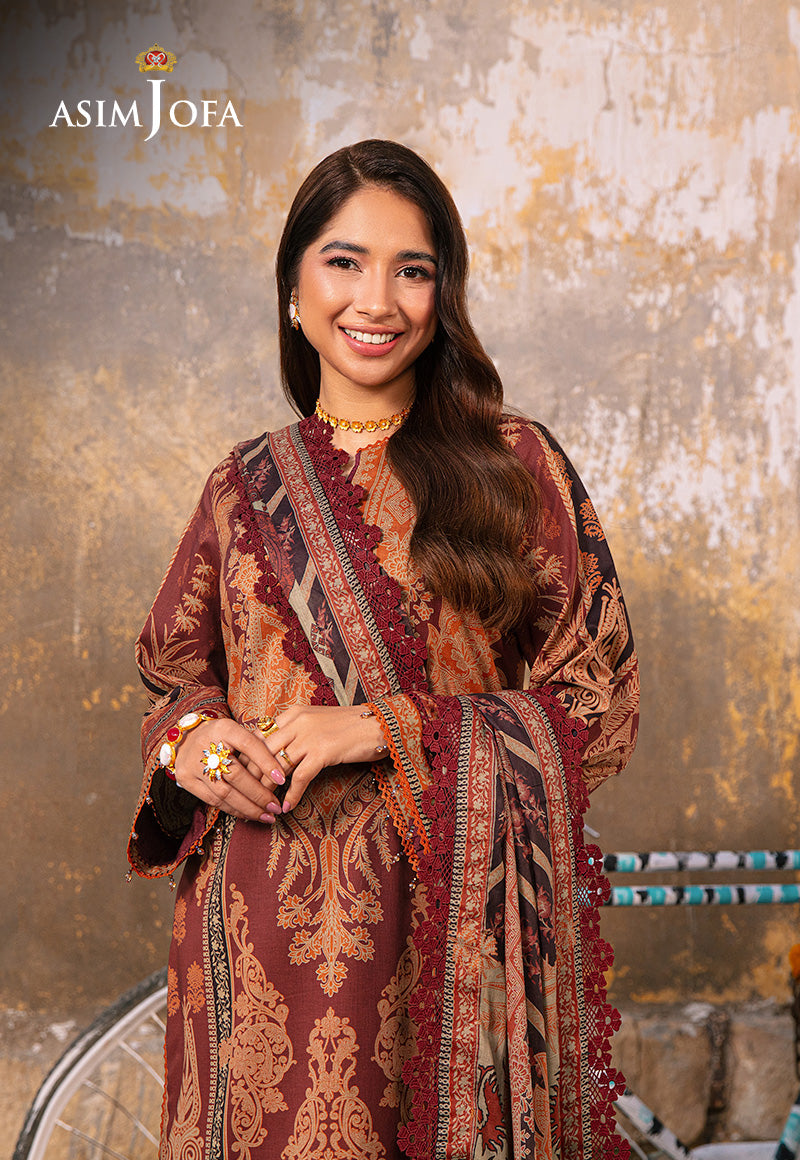 AJARP-24 EMBROIDERED LAWN 3 PCS