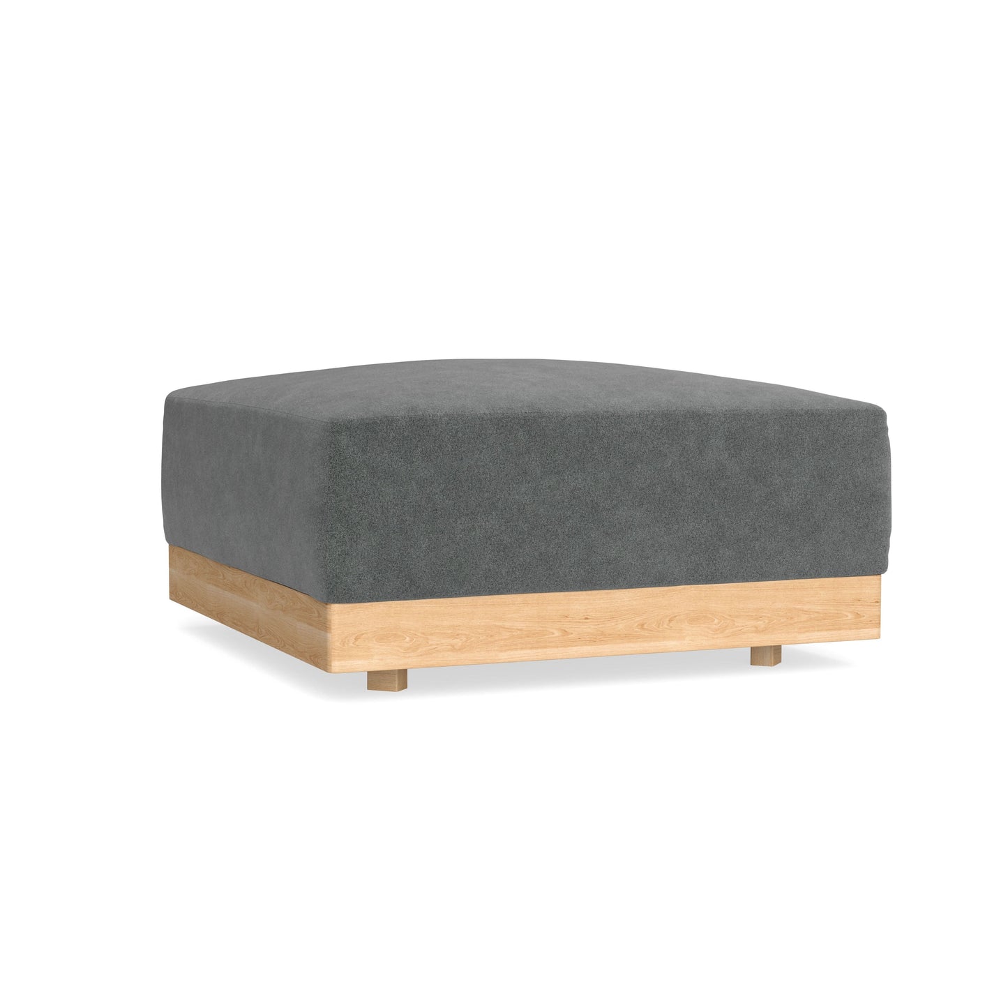 Slipcover Only - Modular Bondi Ottoman in Chimney Gray