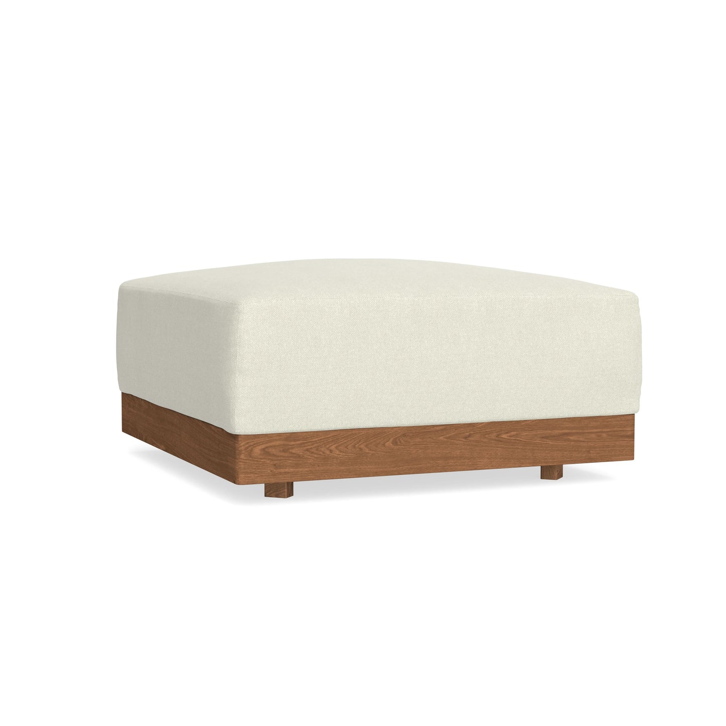 Modular Bondi Espresso Ottoman in Eggshell | Classic Blend
