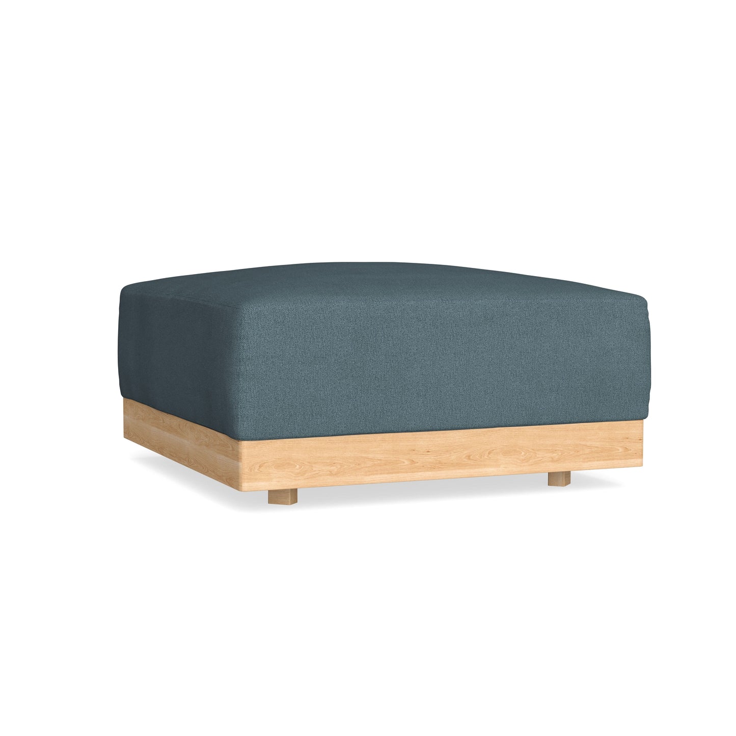 Slipcover Only - Modular Bondi Ottoman in Slate Blue