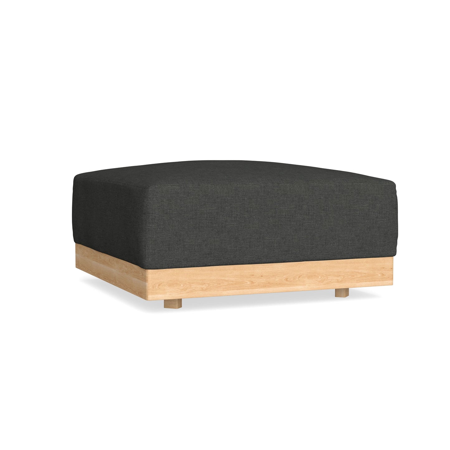 Slipcover Only - Modular Bondi Ottoman in Raven Gray