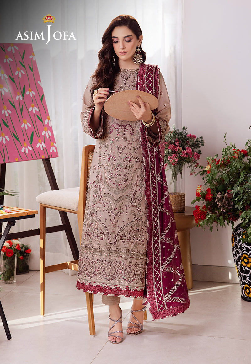 AJUR-10 EMBROIDERED LAWN 3 PCS